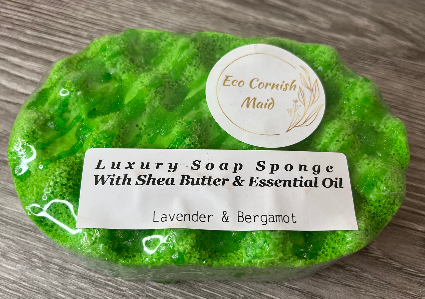 Lavender & Bergamot Luxury Essential Oil & Shea Butter Soap Sponge