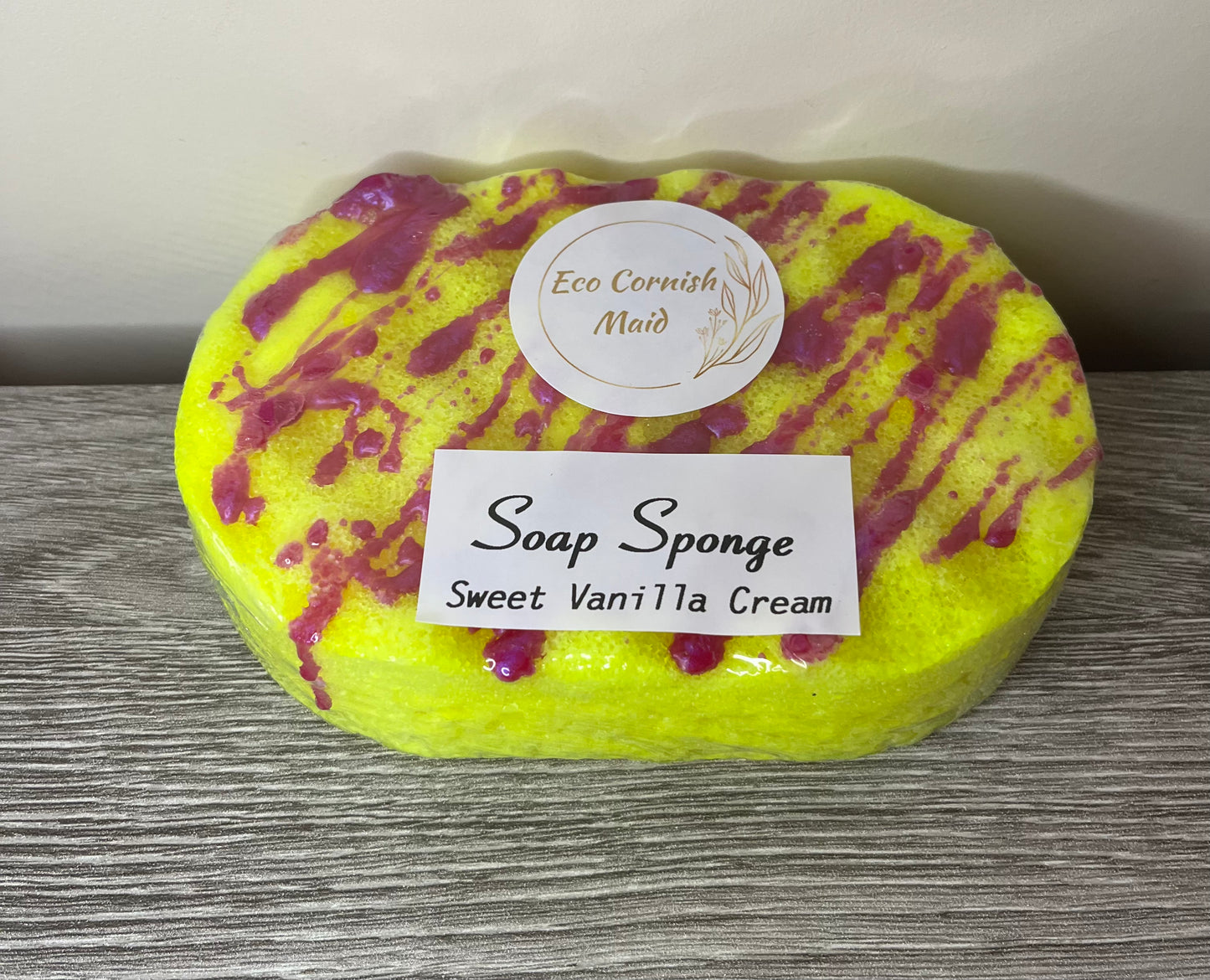 Sweet Vanilla cream soap sponge