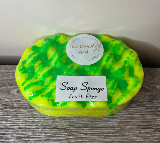 Fruit fizz soap sponge
